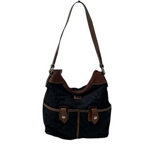 6785 DOONEY & BOURKE BLACK NYLON CROSSBODY 257676785